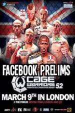 Watch Cage Warriors 52 Facebook Preliminary Fights Solarmovie