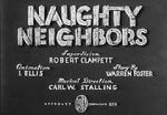 Watch Naughty Neighbors (Short 1939) Solarmovie