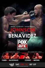 Watch UFC On Fox Johnson vs Benavidez II Solarmovie