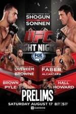 Watch UFC Fight Night 26 Preliminary Fights Solarmovie