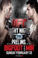 Watch UFC Fight Night 61 Bigfoot vs Mir Prelims Solarmovie