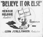 Watch Believe It or Else (Short 1939) Solarmovie