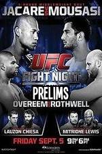 Watch UFC Fight Night 50 Prelims Solarmovie