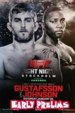 Watch UFC on Fox 14 Gustafsson vs Johnson Early Prelims Solarmovie