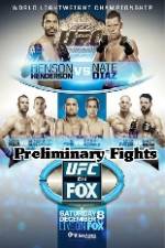 Watch UFC On Fox Henderson vs Diaz Preliminary Fights Solarmovie