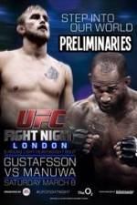 Watch UFC Fight Night 38: Gustafsson vs. Manuwa Preliminaries Solarmovie