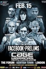 Watch Cage Warriors 64 Facebook Preliminary Fights Solarmovie