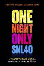 Watch Saturday Night Live 40th Anniversary Special Solarmovie